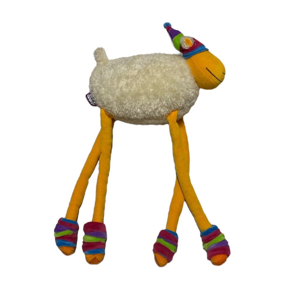 Vintage Happy House Sheep Plush Go Girlz Y2K Stuffed Animal Toy Long Legs & Hat